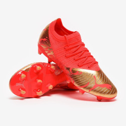 Sepatu Bola Puma Future Z 2.4 Neymar Jr FG/AG Fiery Coral Gold 10710501