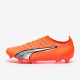 Sepatu Bola Puma Ultra Ultimate FG/AG Puma Ultra Orange Puma White Blue Glimmer 10716301