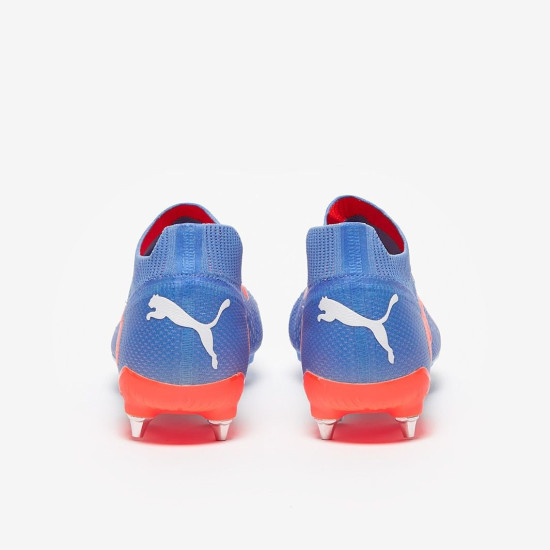 Sepatu Bola Puma Future Ultimate SG Blue Glimmer Puma White Puma Ultra Orange 10716401