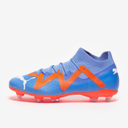 Sepatu Bola Puma Future Pro SG Blue Glimmer Puma White Puma Ultra Orange 10717001