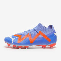 Sepatu Bola Puma Future Pro FG/AG Blue Glimmer Puma White Puma Ultra Orange 10717101