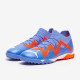 Sepatu Futsal Puma Future Ultimate Cage Blue Glimmer Puma White Puma Ultra Orange 10717401