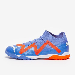 Sepatu Futsal Puma Future Ultimate Cage Blue Glimmer Puma White Puma Ultra Orange 10717401