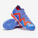 Sepatu Futsal Puma Future Ultimate Cage Blue Glimmer Puma White Puma Ultra Orange 10717401