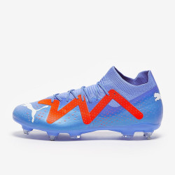 Sepatu Bola Puma Future Match SG Blue Glimmer Puma White Puma Ultra Orange 10717901