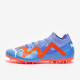 Sepatu Bola Puma Future Match MG Blue Glimmer Puma White Puma Ultra Orange 10718301