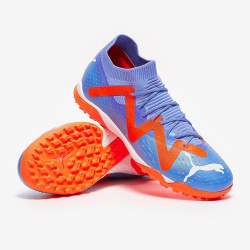 Sepatu Futsal Puma Future Match TT Blue Glimmer Puma White Puma Ultra Orange 10718401