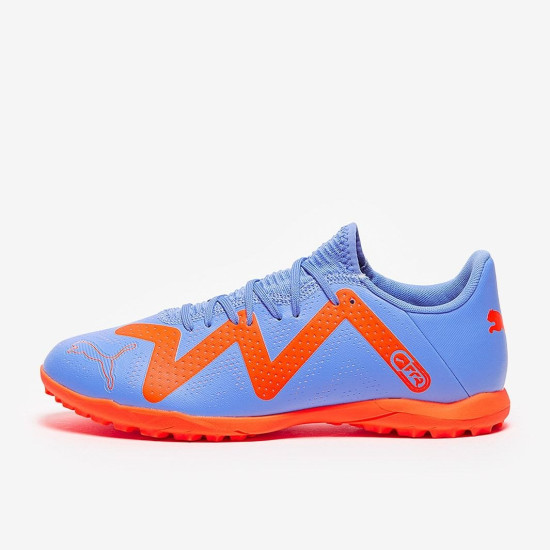 Sepatu Futsal Puma Future Play TT Blue Glimmer Puma White Puma Ultra Orange 10719101