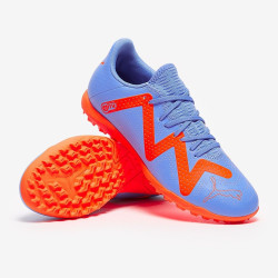 Sepatu Futsal Puma Future Play TT Blue Glimmer Puma White Puma Ultra Orange 10719101