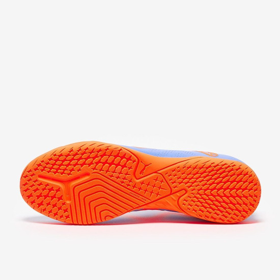 Sepatu Futsal Puma Future Play Indoor Blue Glimmer Puma White Puma Ultra Orange 10719301