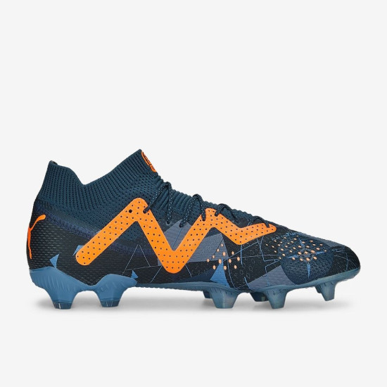 Sepatu Bola Puma Future Ultimate DNA FG/AG Dark Night Puma Ultra Orange Deep Dive 10720801