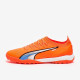 Sepatu Futsal Puma Ultra Ultimate Cage Puma Ultra Orange Puma White Blue Glimmer 10721001