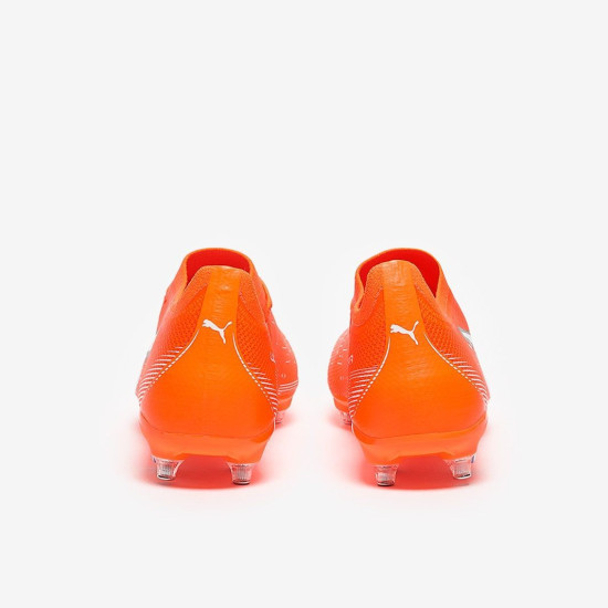 Sepatu Bola Puma Ultra Match SG Puma Ultra Orange Puma White Blue Glimmer 10721601