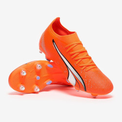 Sepatu Bola Puma Ultra Match SG Puma Ultra Orange Puma White Blue Glimmer 10721601