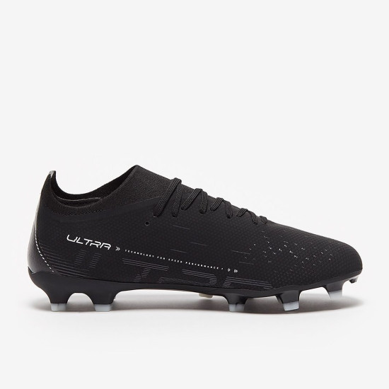 Sepatu Bola Puma Ultra Match FG/AG Puma Black Puma White 10721702 Sepatu Bola Puma Ultra Match FG/AG Puma Black Puma White 10721702
