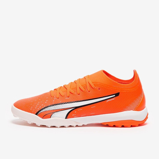 Sepatu Futsal Puma Ultra Match TT Puma Ultra Orange Puma White Blue Glimmer 10722001