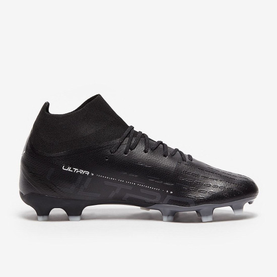 Sepatu Bola Puma Ultra Pro FG/AG Puma Black Puma White 10724002