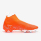 Sepatu Bola Puma Ultra Match+ Laceless FG/AG Puma Ultra Orange Puma White Blue Glimmer 10724301