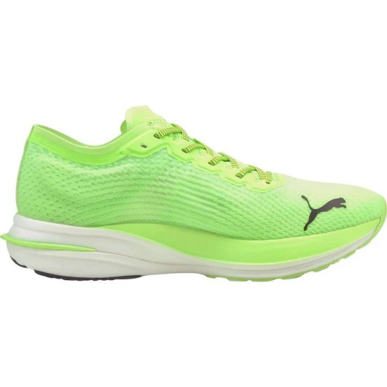 Sepatu Lari Puma Deviate Nitro Green Glare 194449 08-7