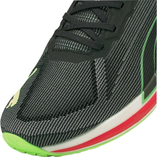 Sepatu Lari Puma Velocity Nitro Puma Black Puma White Green Glare 194596 10-7