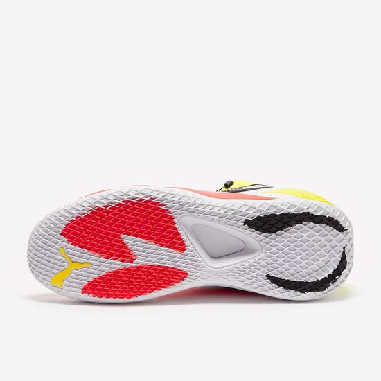 Sepatu Basket Puma Disc Rebirth Yellow Alert Red Blast 194812-01