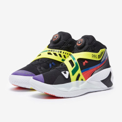 Sepatu Basket Puma Disc Rebirth Puma Black Yellow Alert 194812-02