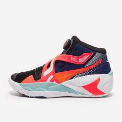 Sepatu Basket Puma Disc Rebirth Elektro Blue Fiery Coral 194812-03