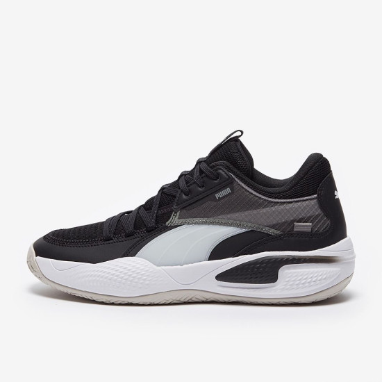 Sepatu Basket Puma Court Rider I Puma Black Puma White 195064-02