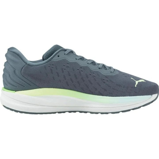 Sepatu Lari Puma Magnify Nitro Dark Slate Nitro Blue Fizzy Lime 195170 07-7