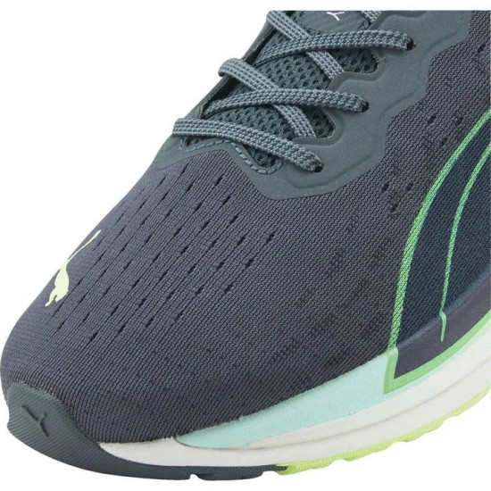 Sepatu Lari Puma Magnify Nitro Dark Slate Nitro Blue Fizzy Lime 195170 07-7