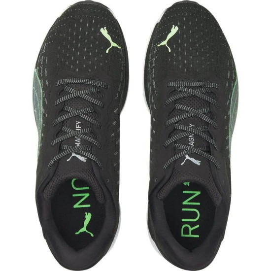 Sepatu Lari Puma Magnify Nitro Puma Black Fizzy Lime 195170 10-6 Sepatu Lari Puma Magnify Nitro Puma Black Fizzy Lime 195170 10-6