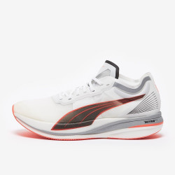 Sepatu Lari Puma Deviate Nitro Elite Racer White Red 195204-02