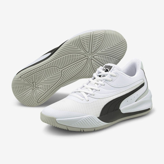 Sepatu Basket Puma Triple White Black 195217-06