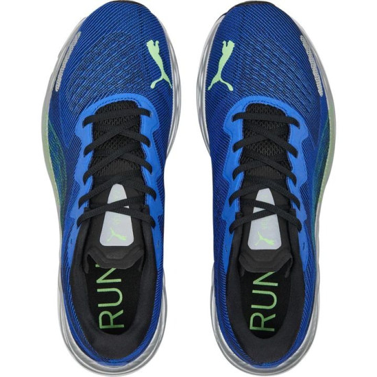 Sepatu Lari Puma Velocity Nitro 2 Royal Sapphire Fizzy Lime 195337 13-7