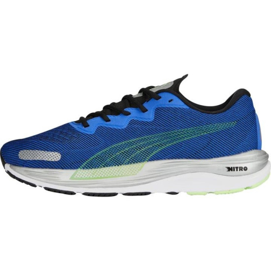 Sepatu Lari Puma Velocity Nitro 2 Royal Sapphire Fizzy Lime 195337 13-7