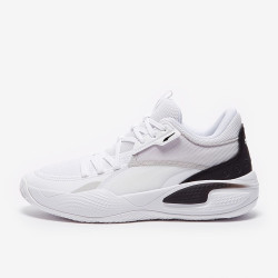 Sepatu Basket Puma Court Rider I White Black 195634-03