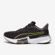 Sepatu Lari Puma PWRFrame TR Puma Black Castlerock Lime Squeeze 376049-08