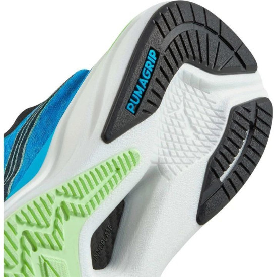 Sepatu Lari Puma Deviate Nitro Wildwash Ocean Dive Fizzy Lime 376223 01-7