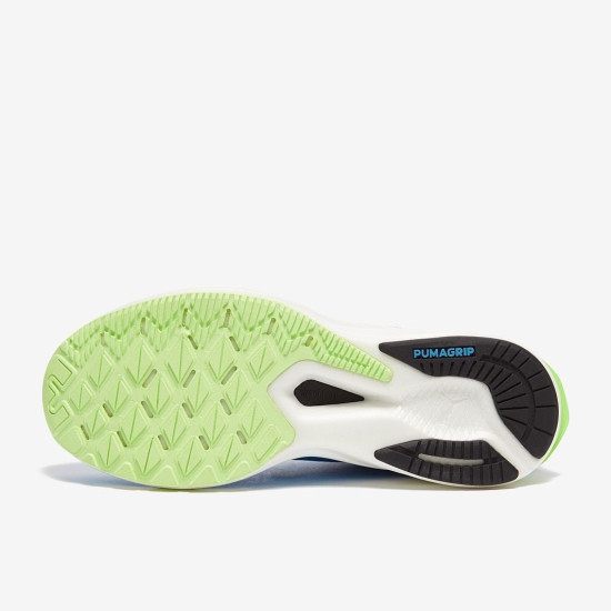 Sepatu Lari Puma Deviate Nitro Wildwash Ocean Dive Fizzy Lime 376223-01