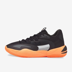 Sepatu Basket Puma Court Rider 2.0 Puma Black Neon Citrus 376646-01