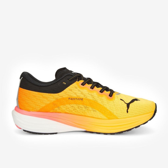 Sepatu Lari Puma Deviate Nitro 2 Sunset Glow Sun Stream Puma Black 376807-03