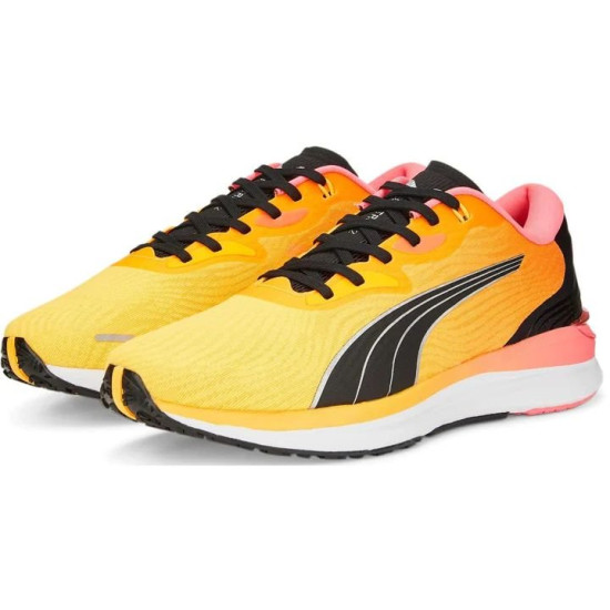 Sepatu Lari Puma Electrify Nitro 2 Sun Stream Sunset Glow Puma Black 376814 03-7