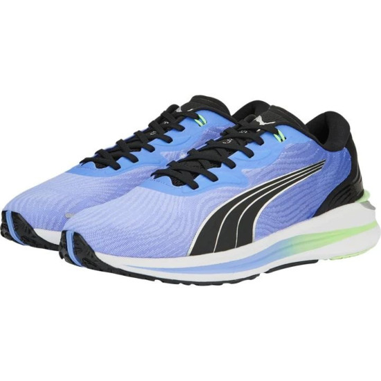 Sepatu Lari Puma Electrify Nitro 2 Elektro Purple Puma Black Puma Silver 376814 08-7