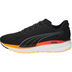 Sepatu Lari Puma Magnify Nitro Surge Puma Black Sunset Glow 376905 01-7.5