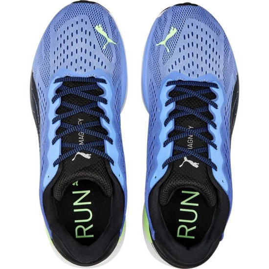 Sepatu Lari Puma Magnify Nitro Surge Elektro Purple Royal Sapphire Fizzy Lime 376905 08-7