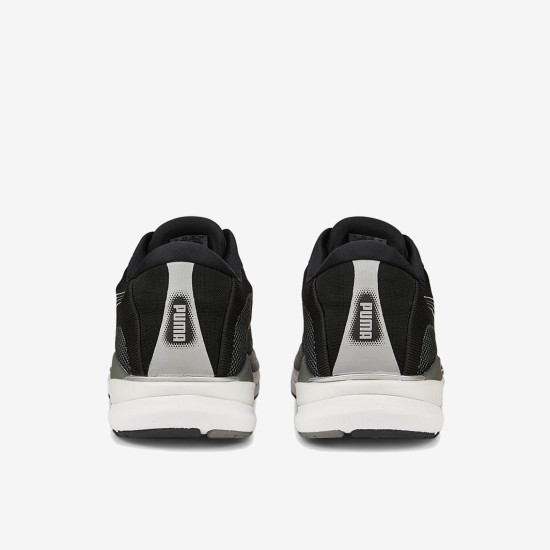 Sepatu Lari Puma Magnify Nitro Knit Puma Black Castlerock Puma White 376907-01