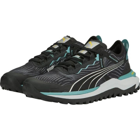 Sepatu Lari Puma Voyage Nitro 2 Trail Puma Black Adriatic Puma Silver 376919 07-7