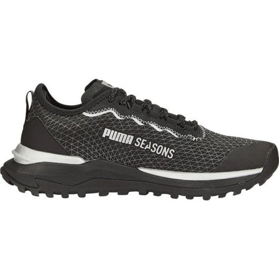 Sepatu Lari Puma Voyage Nitro 2 GTX Trail Puma Black Silver 376944 01-7