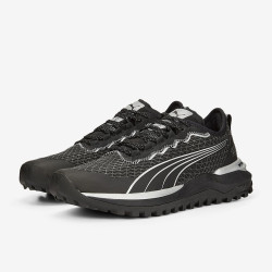 Sepatu Lari Puma Voyage Nitro 2 GTX Puma Black Metallic Silver 376944-01