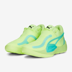 Sepatu Basket Puma Rise Nitro Fast Yellow Electric Peppermint 377012-13